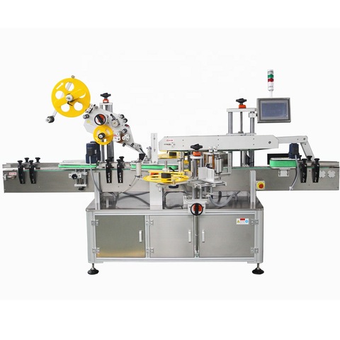 Automatski omotač oko stroja za etiketiranje za nanošenje naljepnica na farmaceutske proizvode 