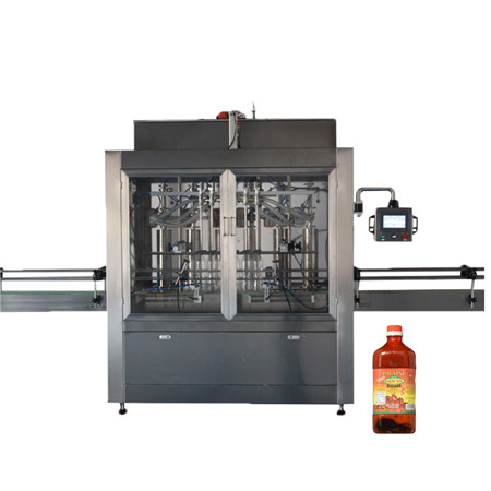 Automatski stroj za punjenje i zatvaranje boca jestivih ulja s 4 glave mašinom za jelo s trakastim transporterom (YT4T-4G1000 i CDX-1) 