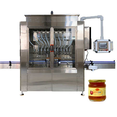 Tvornička automatska mašina za punjenje ambalaže od staklenih boca za punjenje napitaka, brtvljenje, etiketiranje, pakiranje 