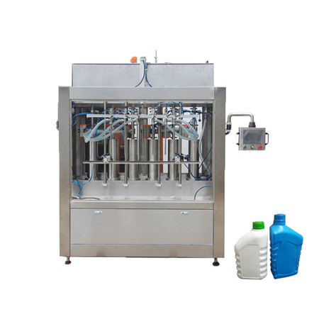 Poluautomatski stroj za punjenje tekućeg soka od ulja za vodu za boce 