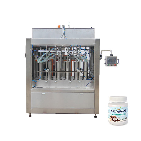 Potpuno automatska SMC klipna linearna 4 mlaznica, 5000 ml, stroj za punjenje i zatvaranje vijaka sokom od čiste vode, za staklenke u bocama (YT4T-4G i CDX-1) 